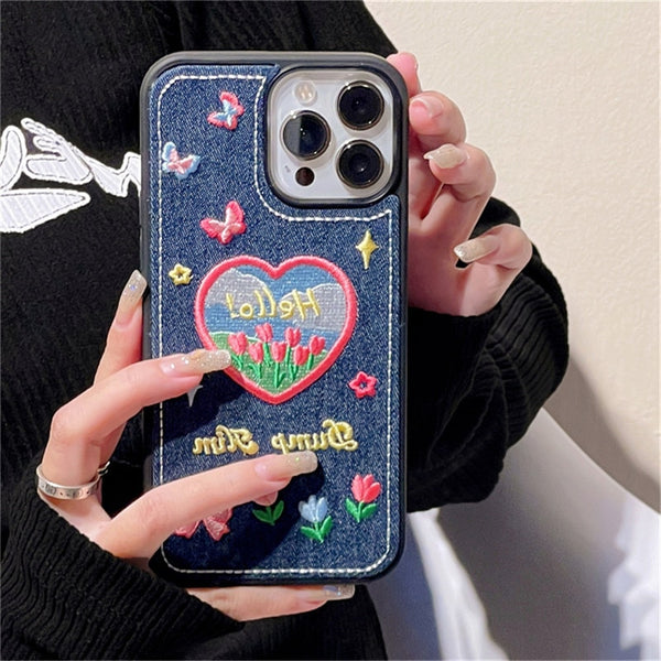 Dump Him Denim iPhone Case Dump Him Denim iPhone Case