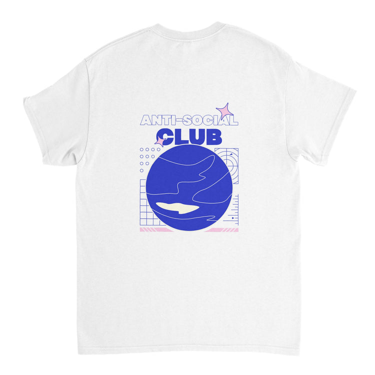 Unisex Crewneck Anti-Social Club Back Print T-Shirt ( + more colors)