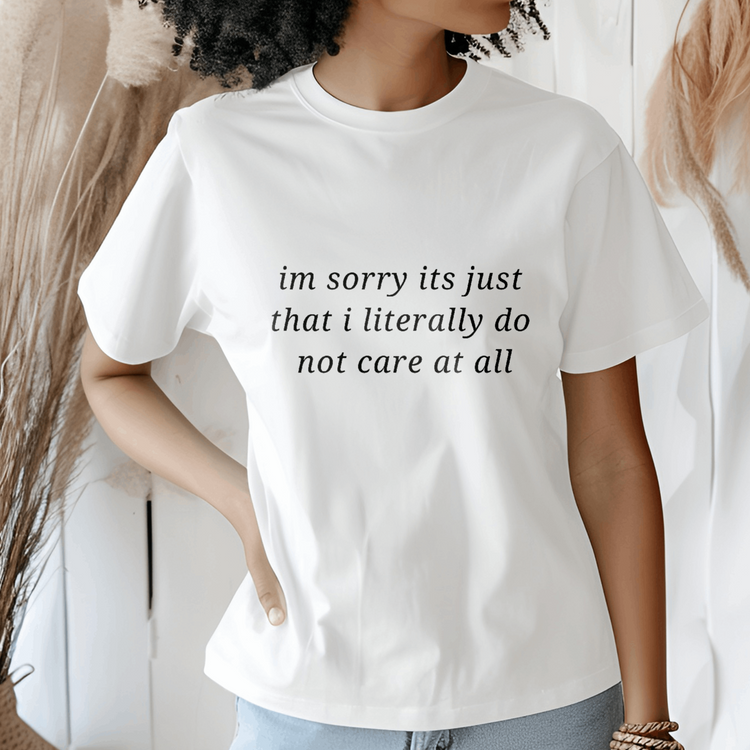 Literally Do Not Care Heavyweight T-Shirt ( + more colors)