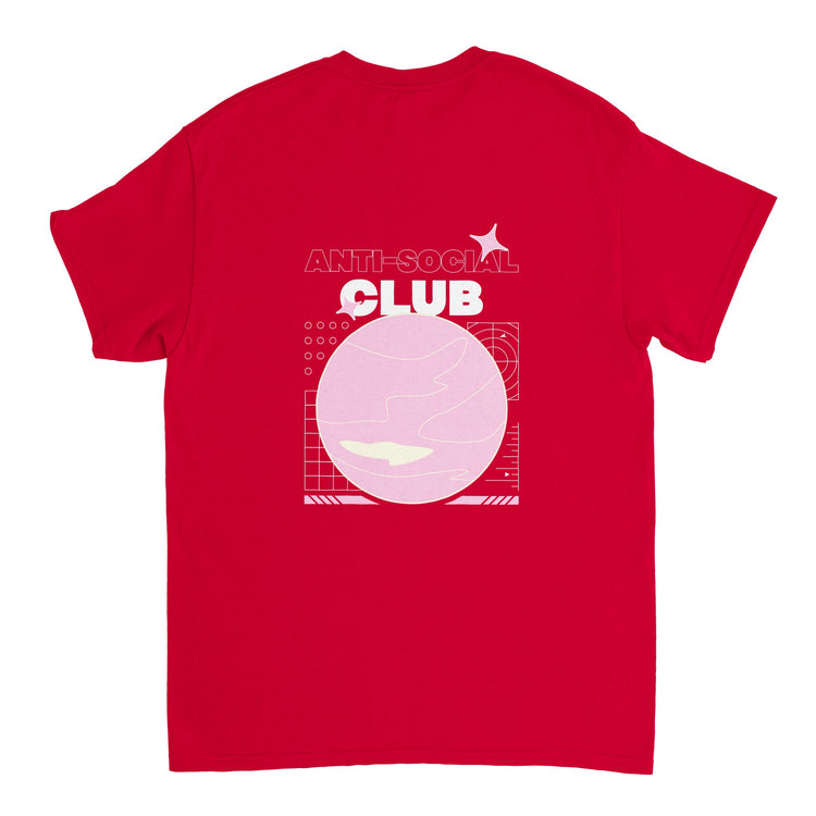 Unisex Crewneck Anti-Social Club Back Print T-Shirt ( + more colors)