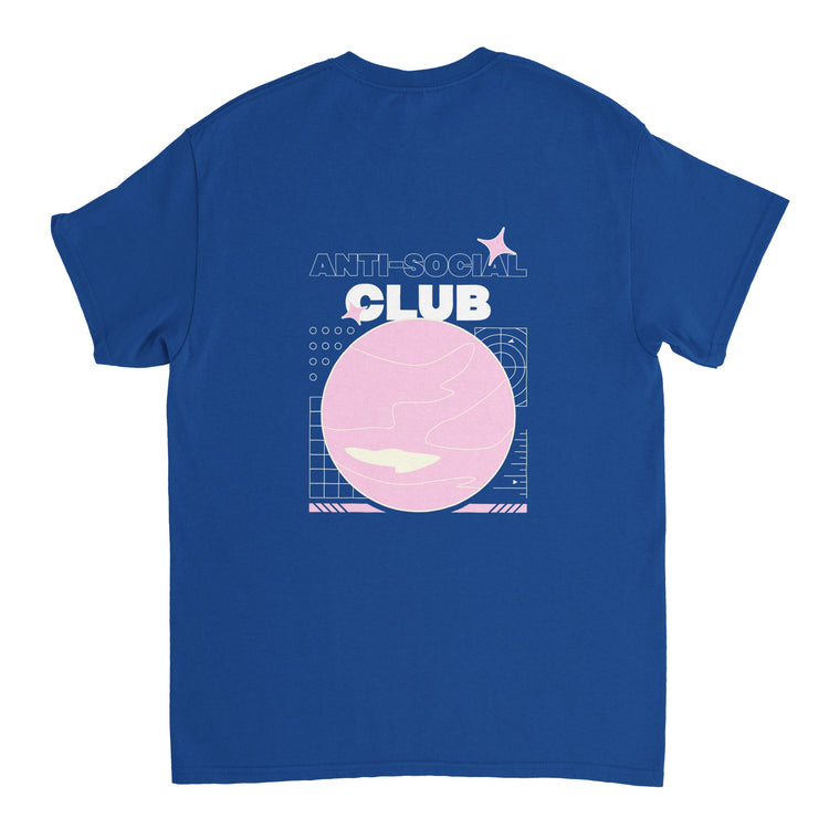 Unisex Crewneck Anti-Social Club Back Print T-Shirt ( + more colors)