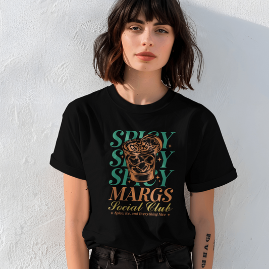 Spicy Margarita Printed Boyfriend T-Shirt ( + more colors)