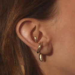 Chic Irregular Design Geometric Snake Ear Cuff