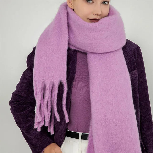 Chunky Winter Scarf In Multiple Colors