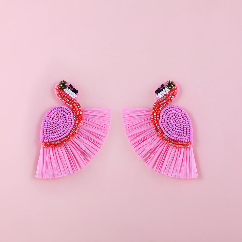 Colorful Bohemian Beaded Statement Earrings ( + more styles)