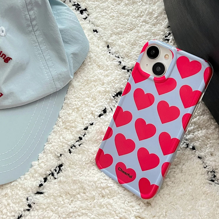 Cute Love Heart Protective Shockproof iPhone Case