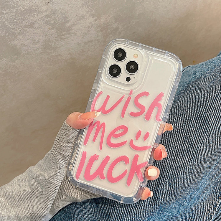 Shockproof Wish Me Luck iPhone Case