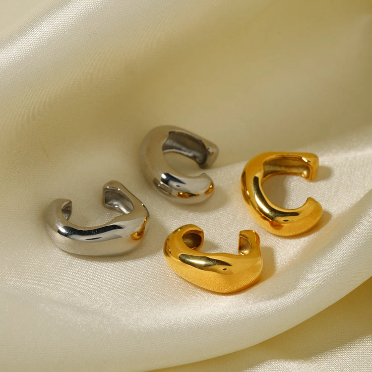 18K Gold Plated Stainless Steel Earcuffs