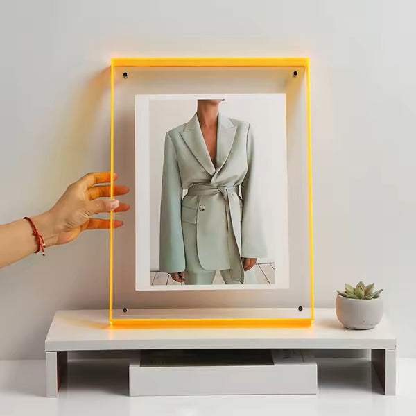 Transparent Acrylic Wall Decor Photo Frame