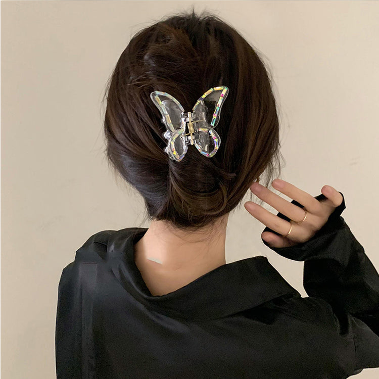 Butterfly Hair Claws With Pearls