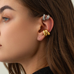 18K Gold Plated Stainless Steel Earcuffs