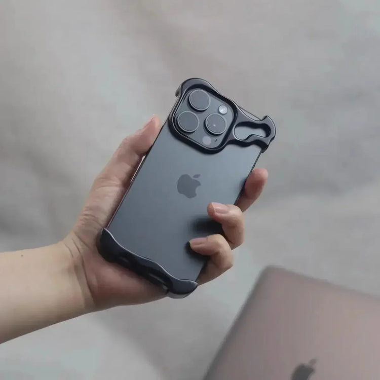 Irregular Aluminum Bumper Tech iPhone Case