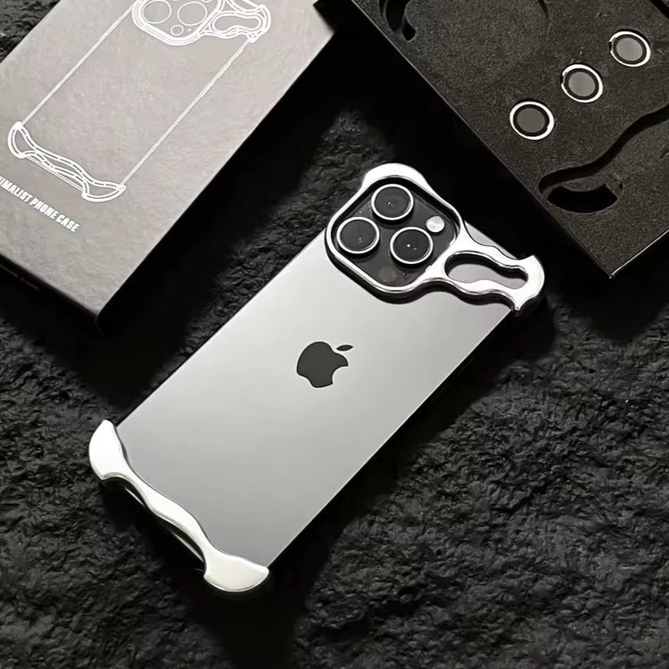 Irregular Aluminum Bumper Tech iPhone Case