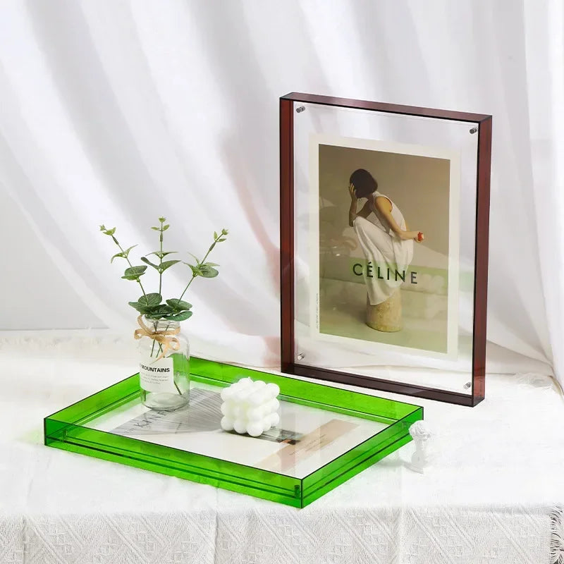 Transparent Acrylic Wall Decor Photo Frame