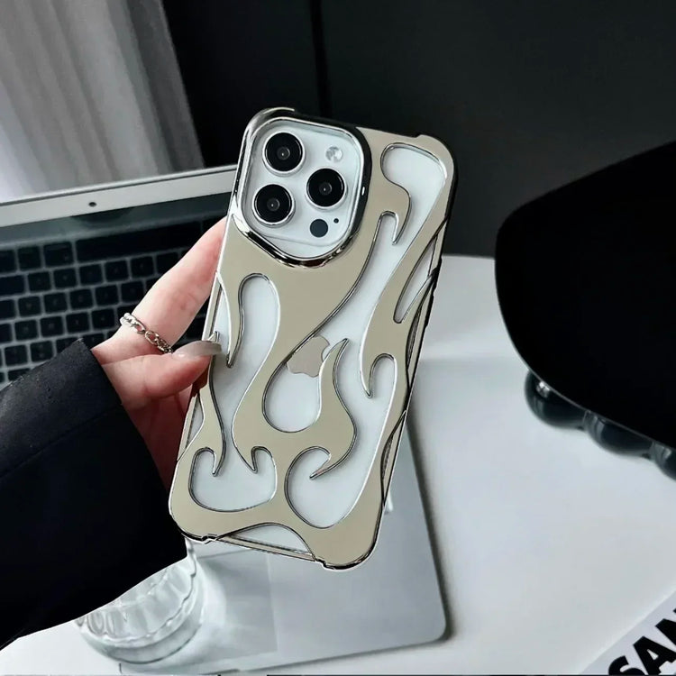 Creative 3D Hollowed Flame iPhone Case