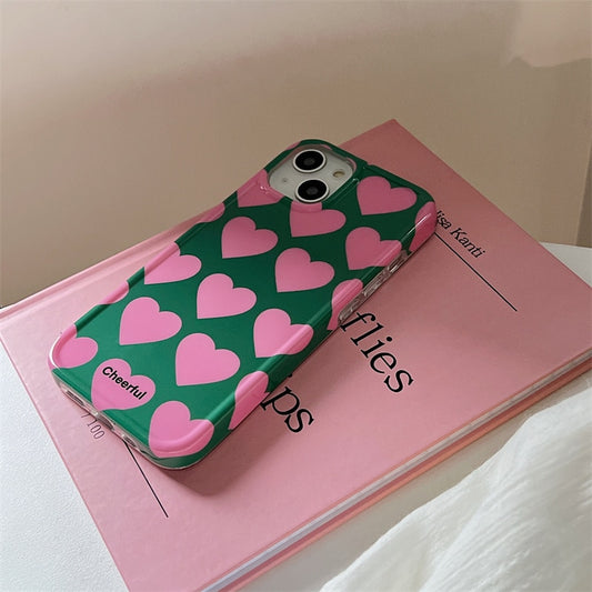 Cute Love Heart Protective iPhone Case