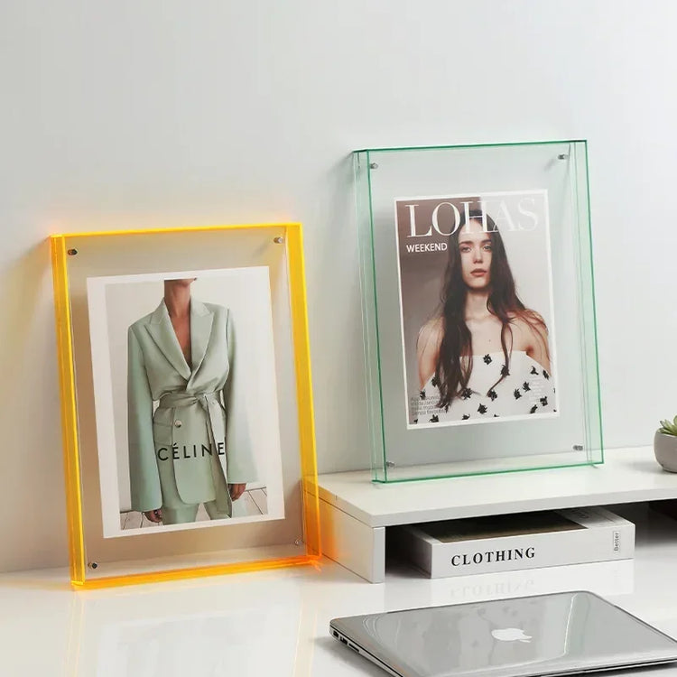 Transparent Acrylic Wall Decor Photo Frame