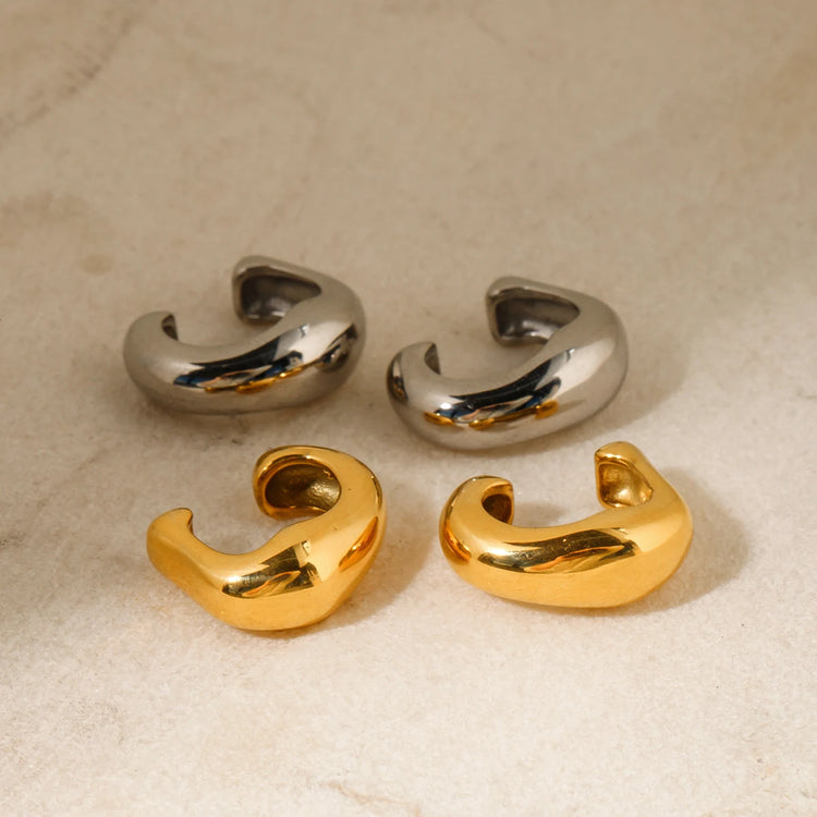 18K Gold Plated Stainless Steel Earcuffs