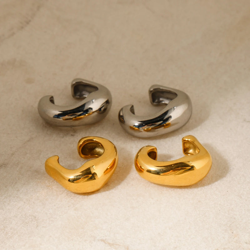 18K Gold Plated Stainless Steel Earcuffs