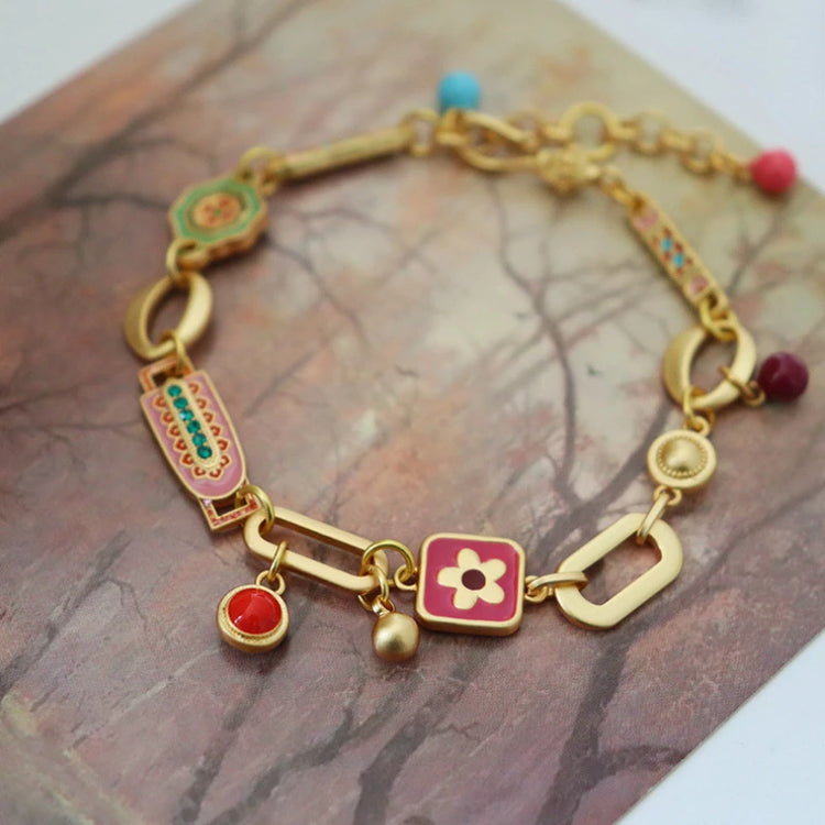 Cute Elegant Colorful Charm Bracelet