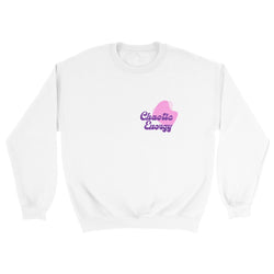 Chaotic Energy Funky Font Printed Sweatshirt ( + more colors)
