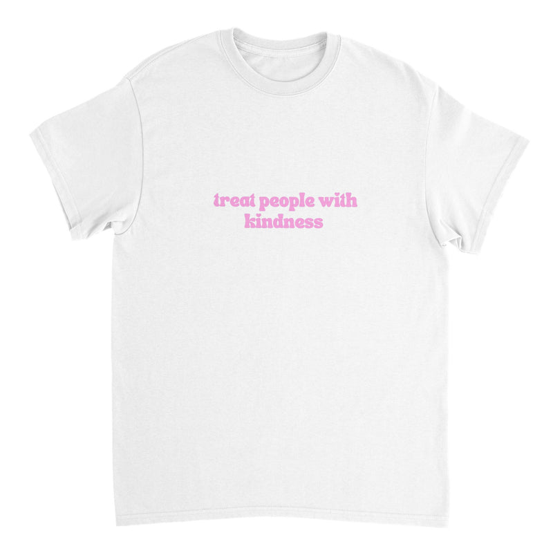 Cute Heavyweight Treat People With Kindness T-shirt