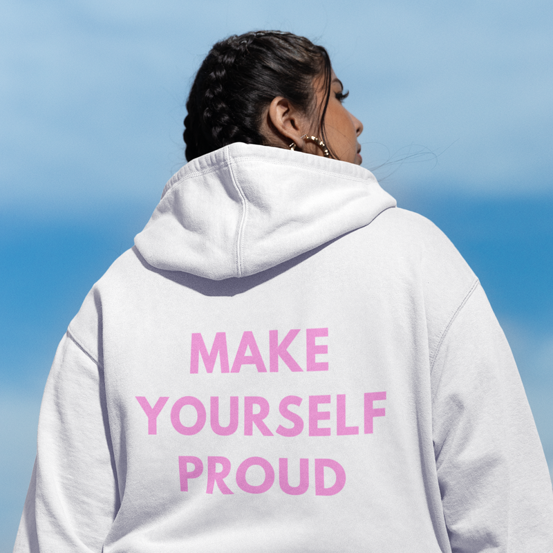 Minimalist Make Yourself Proud Oversized Hoodie (+ more colors)