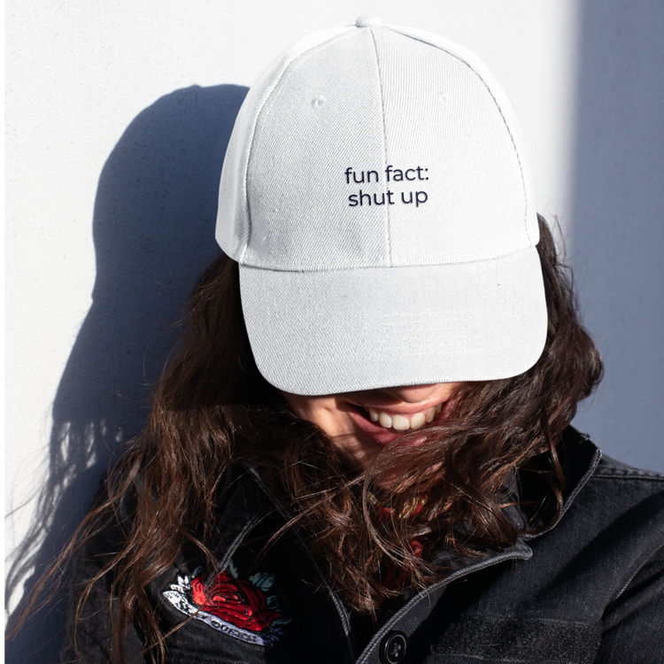 Cool Shut Up Embroidered Baseball Cap