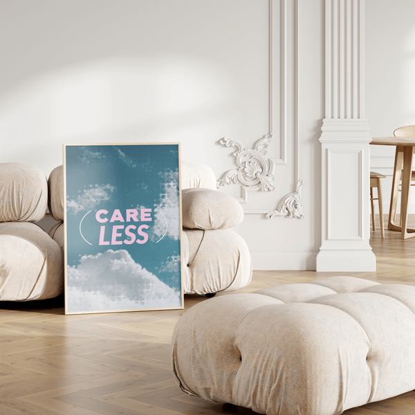 Dreamy Aesthetic Care Less High Quality Matte Paper Poster