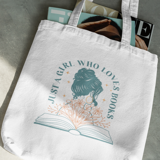 Classic Book Lover Cotton Tote Bag ( + more colors)