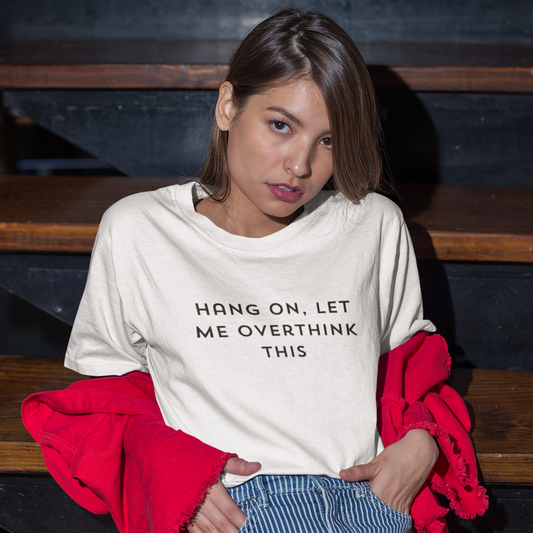 Heavyweight Funny Print Overthinking T-Shirt ( + more colors)