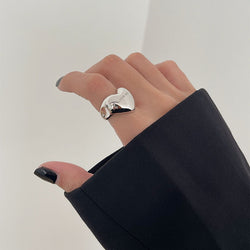 Self Love Chunky Ring In Silver - Mad Jade's
