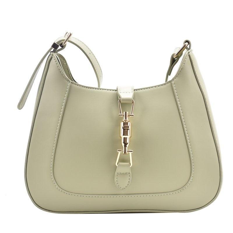 Retro Ring Decor Shoulder Bag