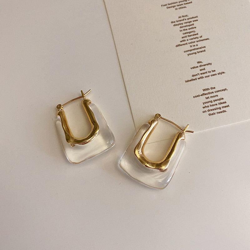 Loinnir Jewellery Torc Gold Hoop Earrings | Kilkenny Design