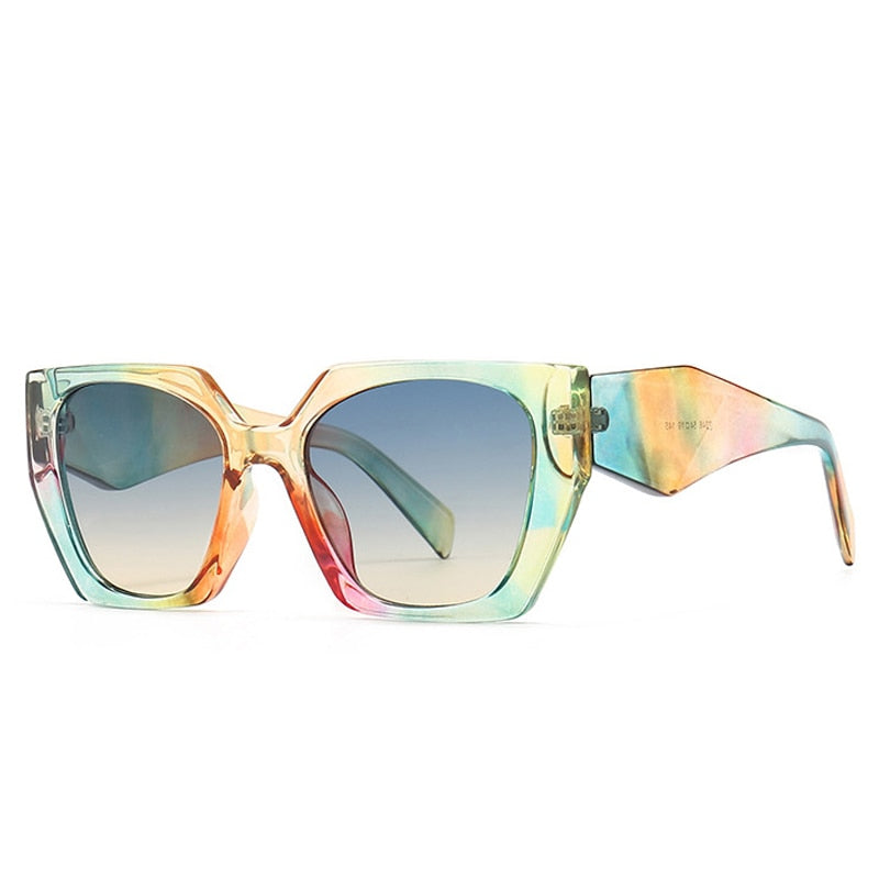 Retro Polygon Cat Eye Colorful Sunglasses ( + more colors)