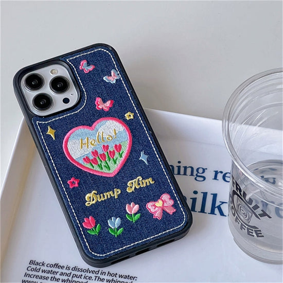 Dump Him Denim iPhone Case - Mad Jade's