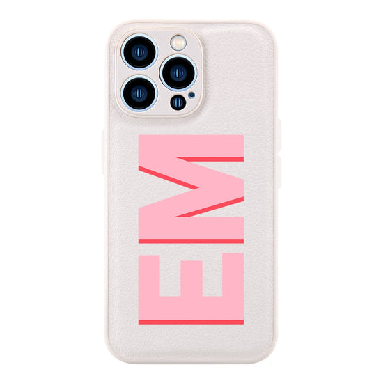 Custom Personalized Large Initial Letters Pastel iPhone Cases - Mad Jade's