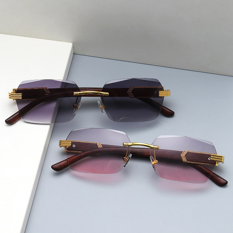 Luxe Rimless Gradient Square Sunglasses ( + more colors)