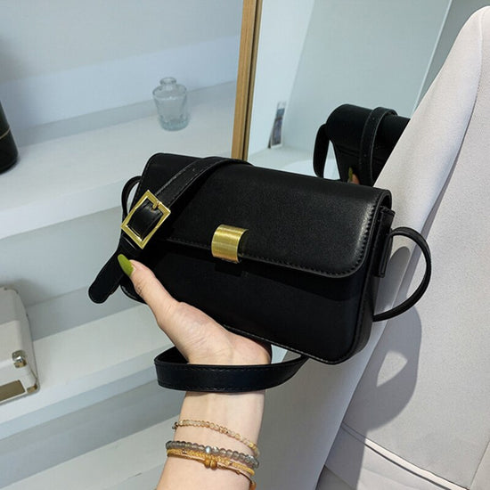 Minimalist Mid Size Shoulder Bag - Mad Jade's