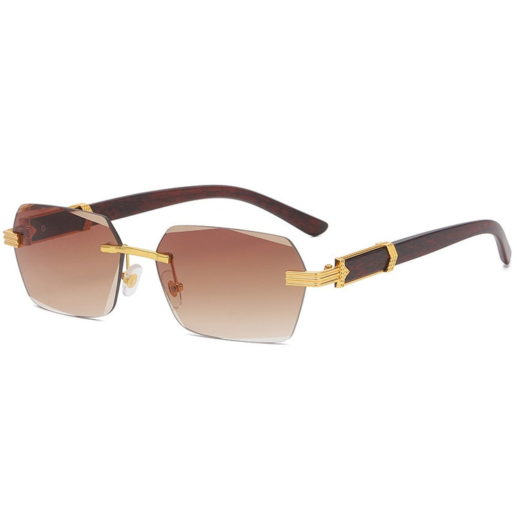 Luxe Rimless Gradient Square Sunglasses ( + more colors)