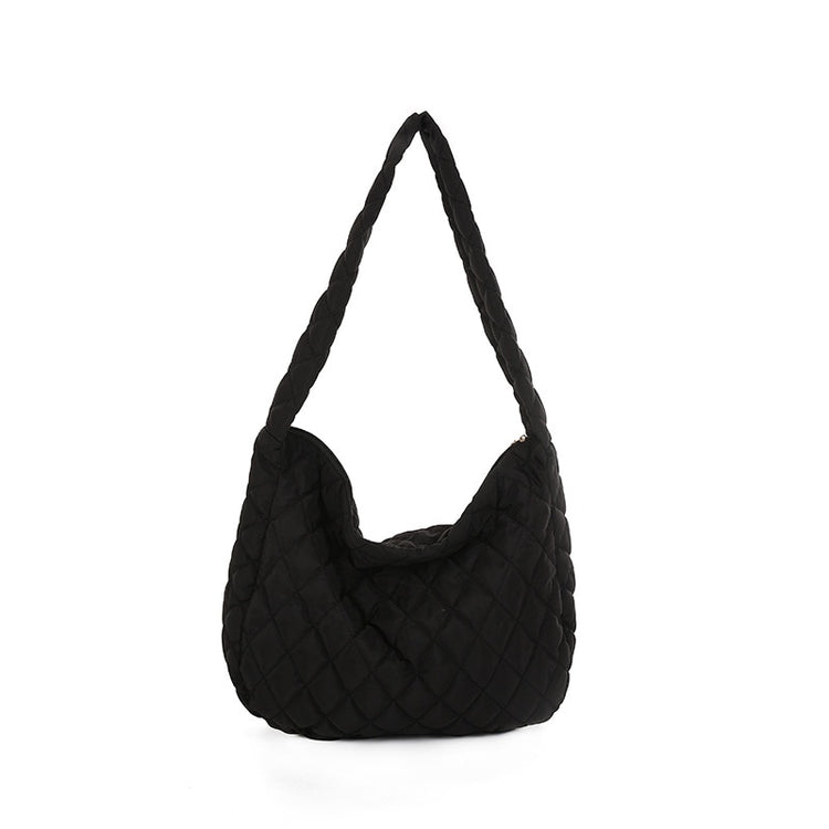 Big Quilted Padded Shopper Bag - Mad Jade's