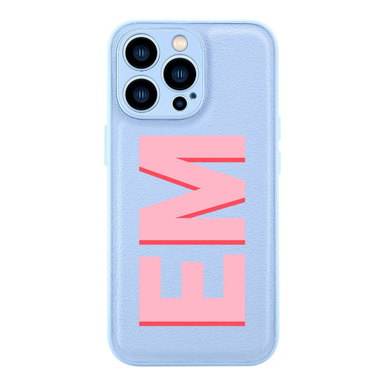 Custom Personalized Large Initial Letters Pastel iPhone Cases - Mad Jade's