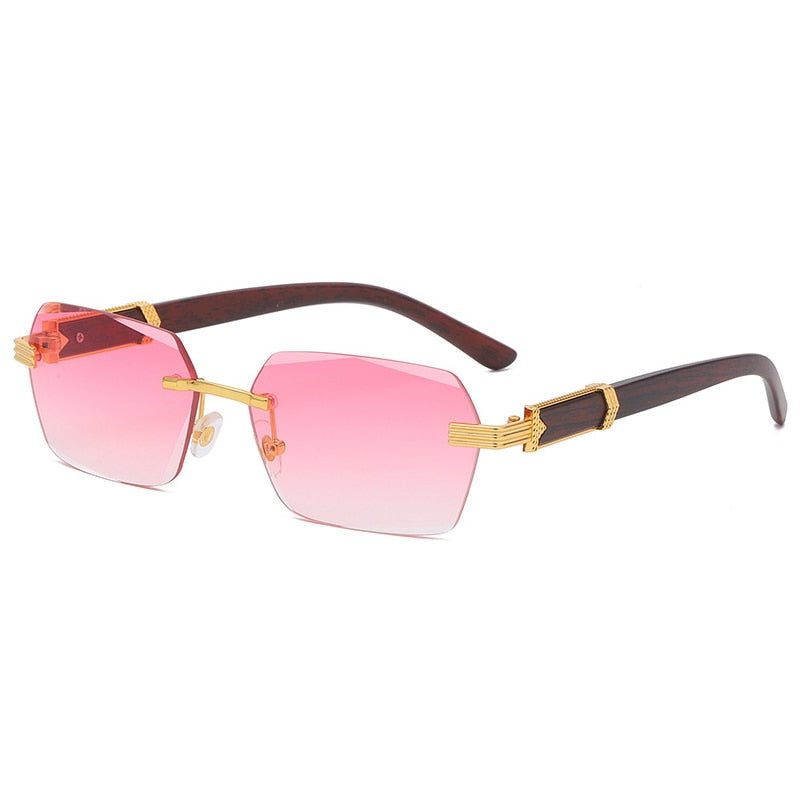 Luxe Rimless Gradient Square Sunglasses ( + more colors)