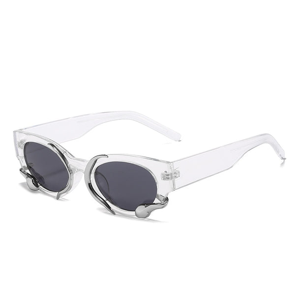 Unique Design Steampunk Oval Sunglasses ( + more colors)