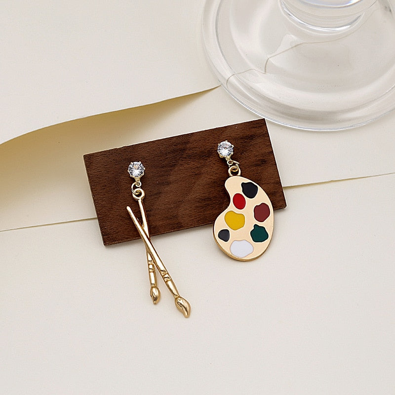 Painting Palette Stud Earrings – Specialty Design Company