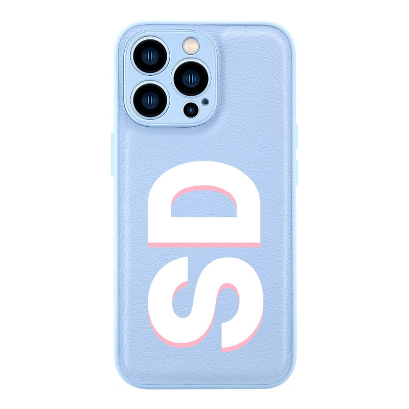 Custom Personalized Large Initial Letters Pastel iPhone Cases - Mad Jade's