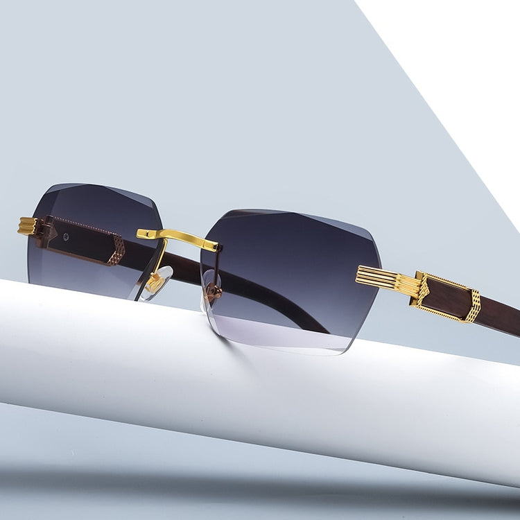 Luxe Rimless Gradient Square Sunglasses ( + more colors)