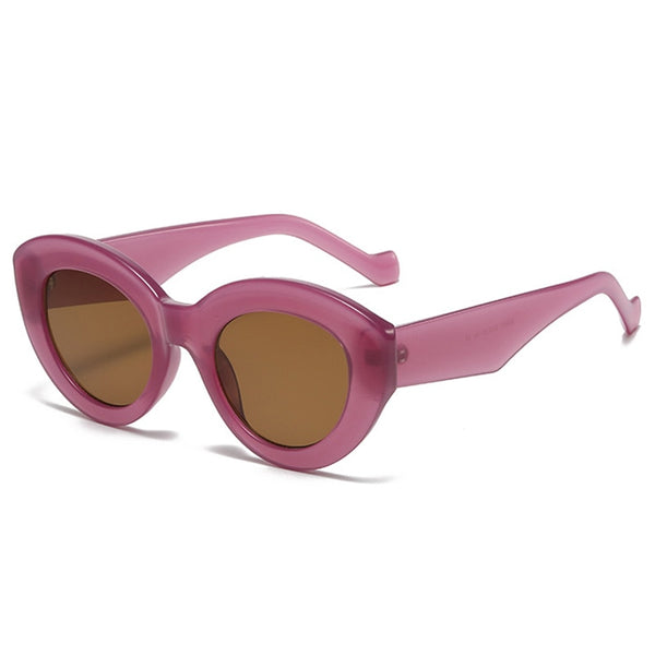 Oversized Cat Eye Oval Retro Sunglasses  ( + more colors)