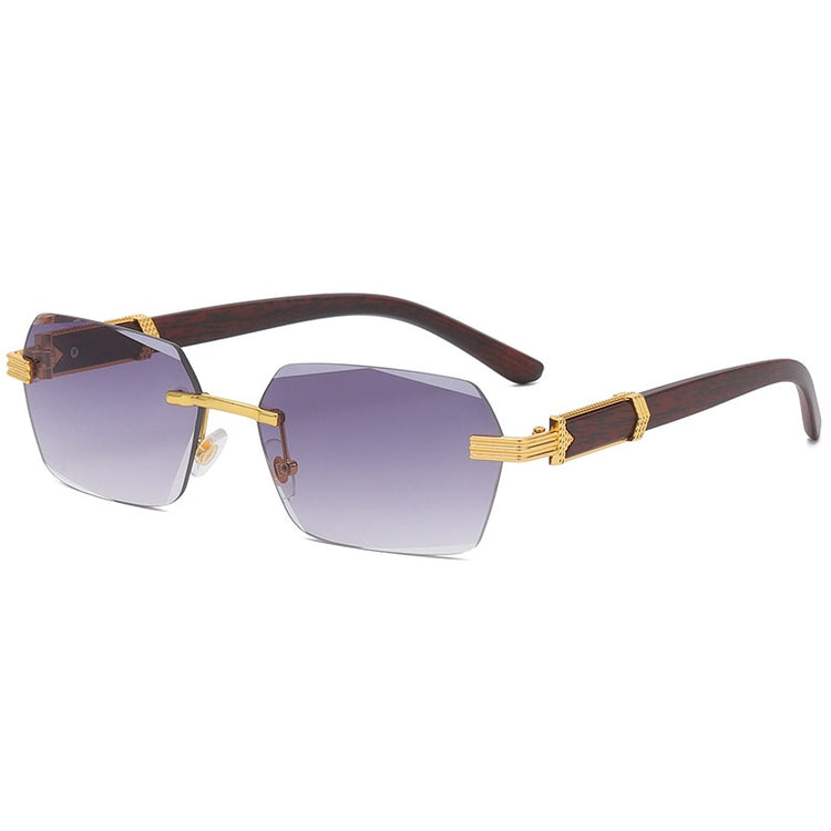 Luxe Rimless Gradient Square Sunglasses ( + more colors)