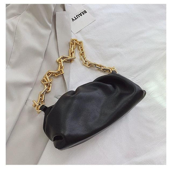 Shoulder Bag With A Statement Chain - Mad Jade's